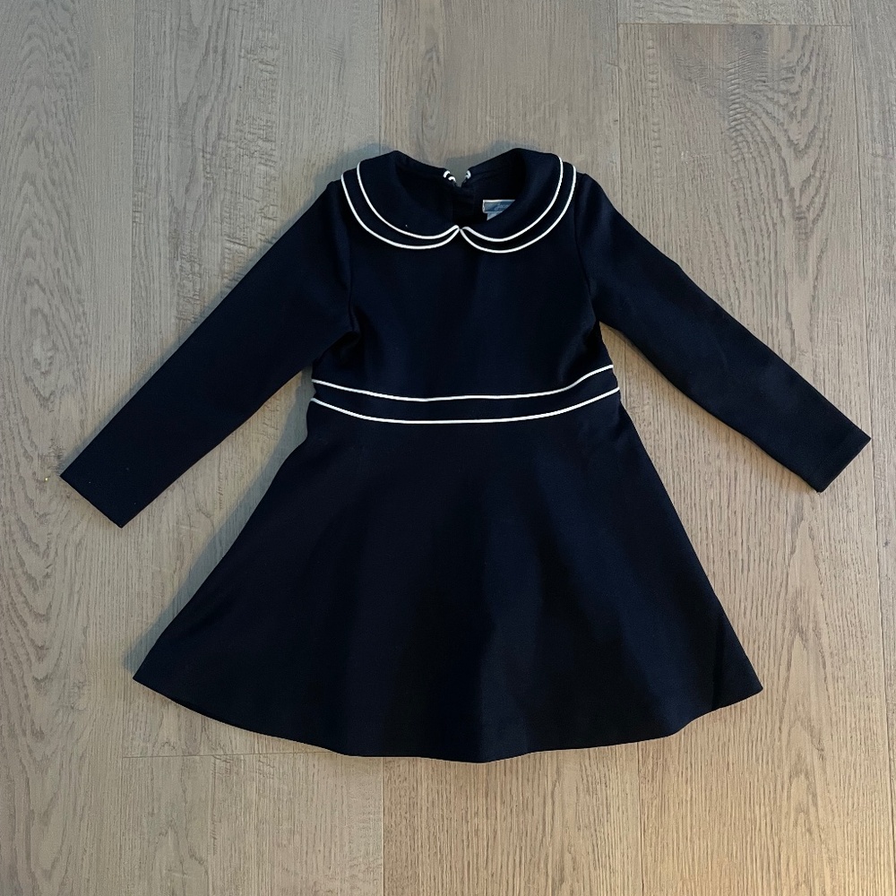 SOLD Jacadi Navy Long Sleeve Dress